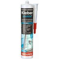 Decotric Konstruktions-Kleber 300 g, glasklar Spezialkleber von DECOTRIC