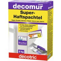 Decomur Super-Haftspachtel 2 kg Spachtelmassen - Decotric von DECOTRIC