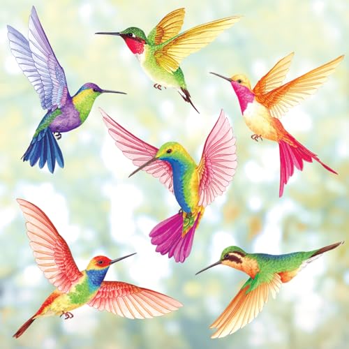 DECOWALL CDS2-9002 6 stück Kolibri Fensterbilder Vögel Fensteraufkleber Fenster Frühling Fensterdeko Vogelschlag schutz Fenstersticker Wiederverwendbare DECOWALL CDS2-9002 6 stück Kolibri Fensterbilder Vögel Fensteraufkleber Fenster Frühling Fensterdeko Vogelschlag schutz Fenstersticker Wiederverwendbare von DECOWALL