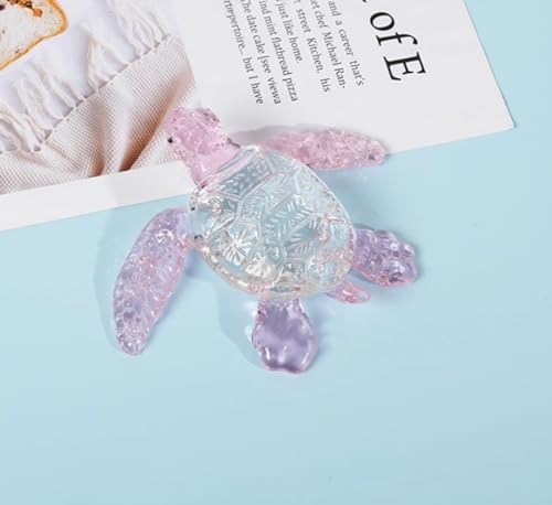 DECRZPB Kristall Ornament Rosa Schildkröte Künstliche Glas Tier Figurine Handgemachte Geburtstag Hochzeit Geschenk Dekor von DECRZPB