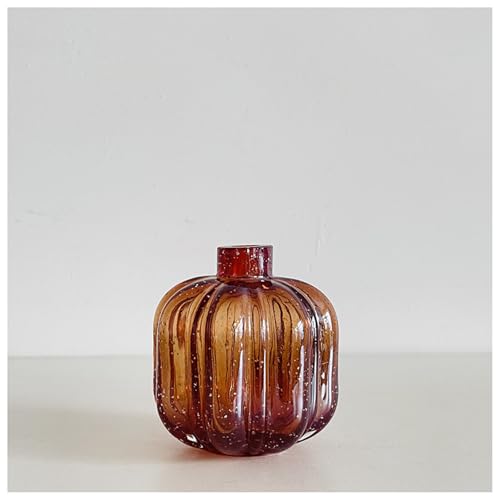 Glasornament Braune Vase Handgefertigte Geblasene Skulptur Kunst Wohndekor Büro Hochzeitsgeschenk von DECRZPB