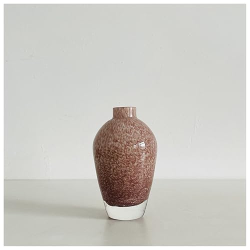 Glasornament Bunte Vase handgefertigt geblasene Skulptur Kunst Heimdekoration Büro Hochzeitsgeschenk von DECRZPB