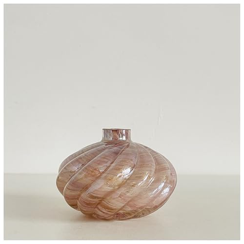 Glasornament Bunte Vase handgefertigt geblasene Skulptur Kunst Heimdekoration Büro Hochzeitsgeschenk von DECRZPB