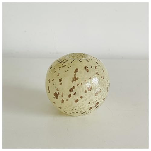 Glasvase Beige Handgefertigte Skulptur Geblasene Kunst Tischplatte Pflanze Blume Behälter Handwerk Dekor Geschenk Glasvase Beige Handgefertigte Skulptur Geblasene Kunst Tischplatte Pflanze Blume Behälter Handwerk Dekor Geschenk von DECRZPB