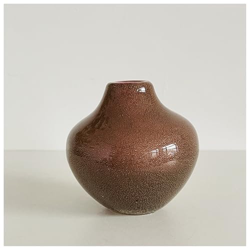 Glasvase Braun Handgefertigte Skulptur Geblasene Kunst Tischplatte Pflanze Blume Behälter Handwerk Dekor Geschenk Glasvase Braun Handgefertigte Skulptur Geblasene Kunst Tischplatte Pflanze Blume Behälter Handwerk Dekor Geschenk von DECRZPB