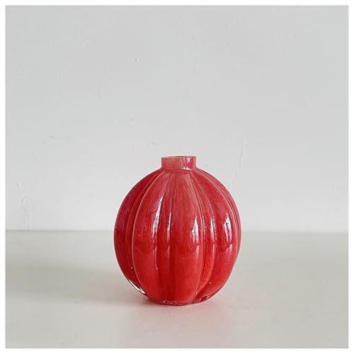 Glasvase Rot Handgefertigte Skulptur Geblasene Kunst Tischplatte Pflanze Blume Behälter Handwerk Dekor Geschenk Glasvase Rot Handgefertigte Skulptur Geblasene Kunst Tischplatte Pflanze Blume Behälter Handwerk Dekor Geschenk von DECRZPB