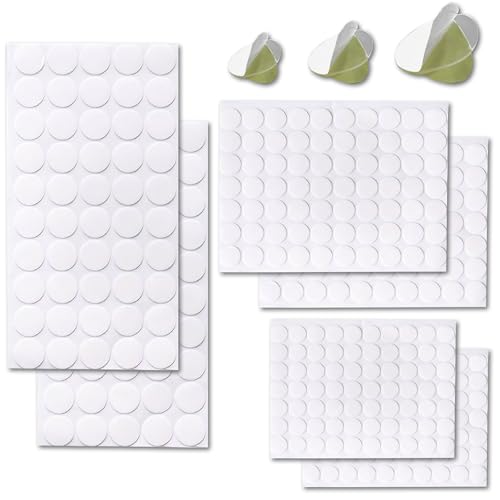 DECUIOCC Praktische Klebepunkte Doppelseitig - Hochwertige und Extra Starke Klebepads Doppelseitig - Transparente und Wiederverwendbare Klebepads von DECUIOCC