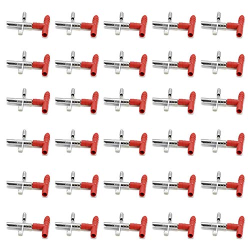 DEDC 30PCS Automatisches Kaninchen Nippel Trinker, Nippel Wasser Feeder für Maus Kaninchen, Hase Nagetier Geflügel Bewässerungssystem von DEDC