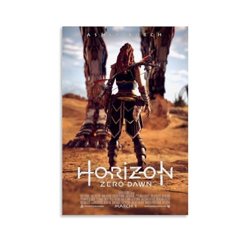 DEEBOW Horizon Zero Dawn, Poster, dekoratives Gemälde, Leinwand, Wandposter und Kunstdruck, modernes Familienschlafzimmer-Dekor-Poster, 40 x 60 cm von DEEBOW