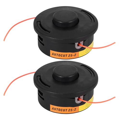 2 Stück Mähkopf AutoCut 25-2, Faden Schneidkopf Rasentrimmer-Mähkopf für Stihl FS44 FS55 FS80 FS83 FS85 FS86 FS88 FS90 FS110 Mähkopf Ersatzteile Rasentrimmer Zubehör von DEECOZY