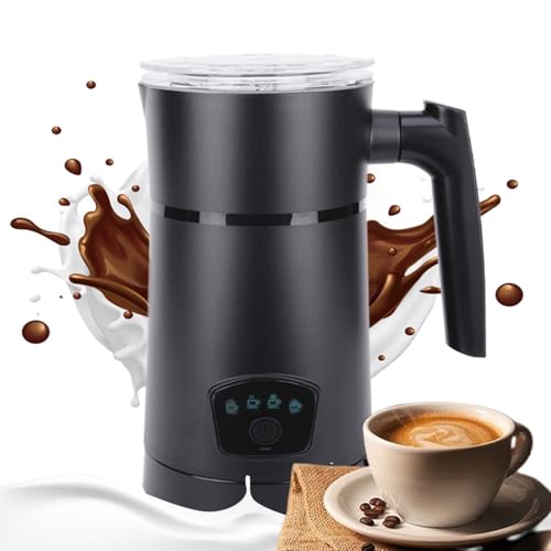 350 ML 4-In-1 Vollautomatischer Intelligenter Geteilter Doppelkopf-MilchaufschäUmer FüR HeißE Und Kalte GeträNke, Knopftyp-Taste, Geeignet FüR HeißE Schokolade, Latte,Black 350 ML 4-In-1 Vollautomatischer Intelligenter Geteilter Doppelkopf-MilchaufschäUmer FüR HeißE Und Kalte GeträNke, Knopftyp-Taste, Geeignet FüR HeißE Schokolade, Latte,Black von DEEguess