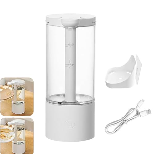 500 ML Automatischer, Wasserdichter Schaumseifenspender, Wandmontiert, Ohne Durchstanzen, 4 V Mit Wiederaufladbarem TYP C, 2-Stufig Einstellbar, Geeignet FüR Badezimmer Und KüChe,500ML 500 ML Automatischer, Wasserdichter Schaumseifenspender, Wandmontiert, Ohne Durchstanzen, 4 V Mit Wiederaufladbarem TYP C, 2-Stufig Einstellbar, Geeignet FüR Badezimmer Und KüChe,500ML von DEEguess