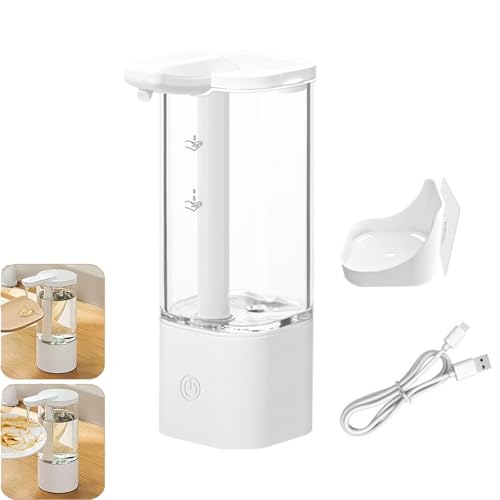 500 ML Automatischer, Wasserdichter Schaumseifenspender, Wandmontiert, Ohne Durchstanzen, 4 V Mit Wiederaufladbarem TYP C, 2-Stufig Einstellbar, Geeignet FüR Badezimmer Und KüChe,550ML 500 ML Automatischer, Wasserdichter Schaumseifenspender, Wandmontiert, Ohne Durchstanzen, 4 V Mit Wiederaufladbarem TYP C, 2-Stufig Einstellbar, Geeignet FüR Badezimmer Und KüChe,550ML von DEEguess