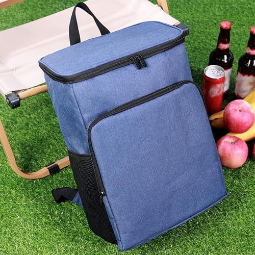 DEEguess 20L GeküHlter, WäRmeisolierter, Frischhaltender Und Wasserdichter Rucksack, Rucksack Mit GroßEr KapazitäT, Geeignet FüR Grill-Campingreisen,Cyan von DEEguess