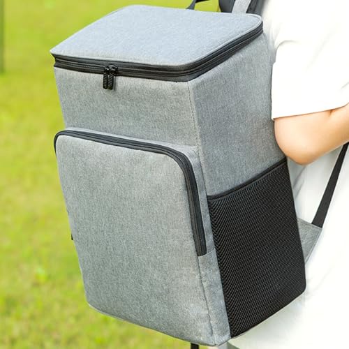 DEEguess 20L GeküHlter, WäRmeisolierter, Frischhaltender Und Wasserdichter Rucksack, Rucksack Mit GroßEr KapazitäT, Geeignet FüR Grill-Campingreisen,Grey DEEguess 20L GeküHlter, WäRmeisolierter, Frischhaltender Und Wasserdichter Rucksack, Rucksack Mit GroßEr KapazitäT, Geeignet FüR Grill-Campingreisen,Grey von DEEguess