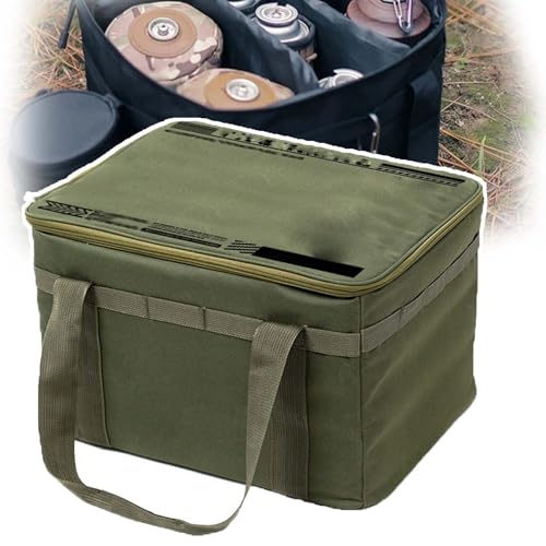 DEEguess 30L Multifunktionale Camping-Aufbewahrungstasche, Faltbar, Tragbar, Wasserdicht, VerschleißFester Und Kratzfester Boden, Geeignet FüR Camping, Picknick Und Grillen,ArmyGreen DEEguess 30L Multifunktionale Camping-Aufbewahrungstasche, Faltbar, Tragbar, Wasserdicht, VerschleißFester Und Kratzfester Boden, Geeignet FüR Camping, Picknick Und Grillen,ArmyGreen von DEEguess