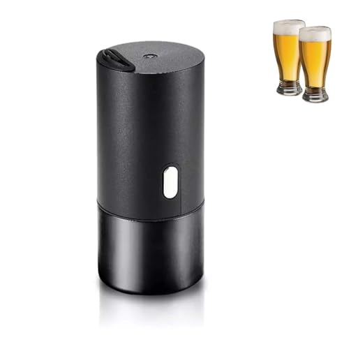 DEEguess Tragbare Flaschenbier-Schaummaschine Mit Kontrollleuchte, Kann Schnell Schaum Erzeugen, Leicht Zu Zerlegen, EIN Tolles Geschenk FüR Bierliebhaber von DEEguess