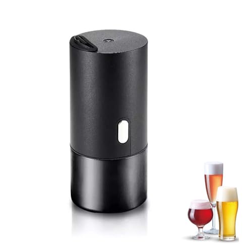 DEEguess Tragbare Flaschenbier-Schaummaschine Mit Kontrollleuchte, Kann Schnell Schaum Erzeugen, Leicht Zu Zerlegen, EIN Tolles Geschenk FüR Bierliebhaber von DEEguess