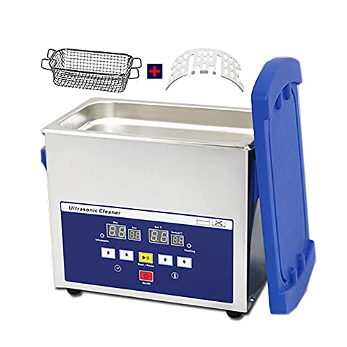 DEEguess Ultraschallreiniger Maschine 3L 120W Digital Einstellbare Timer/Heizung Funktion, Edelstahl Bad FüR Zahnersatz Uhren Elektronik Teile Labor Industrie Schmuck Gewerbeheim,Machine+Basket+Rack DEEguess Ultraschallreiniger Maschine 3L 120W Digital Einstellbare Timer/Heizung Funktion, Edelstahl Bad FüR Zahnersatz Uhren Elektronik Teile Labor Industrie Schmuck Gewerbeheim,Machine+Basket+Rack von DEEguess