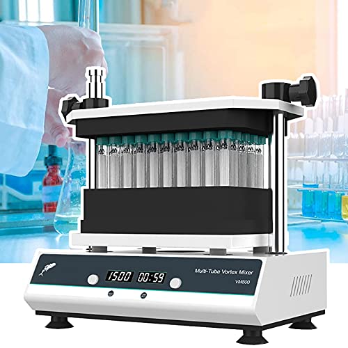 Labor-Vortex-Mischer, Digitaler Multi-RöHrchen-ProbenschüTtler, 3 Reagenzglasgestelle, FüR 1,5/2/5/15/50 Ml-ZentrifugenröHrchen, Einstellbare Geschwindigkeitssteuerung Labor-Vortex-Mischer, Digitaler Multi-RöHrchen-ProbenschüTtler, 3 Reagenzglasgestelle, FüR 1,5/2/5/15/50 Ml-ZentrifugenröHrchen, Einstellbare Geschwindigkeitssteuerung von DEEguess