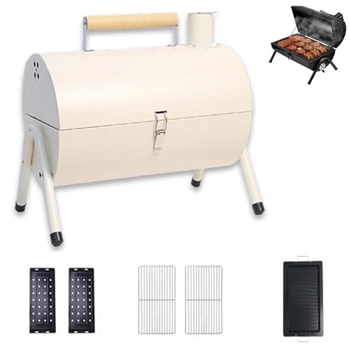 Tragbarer Kaminofen FüR Den AußEnbereich Mit Schloss Und Dreieckigem Rohrrahmen, Geeignet FüR Camping Im Freien Und Zum Zubereiten Von Tee Rund Um Den Ofen,4-pcs von DEEguess