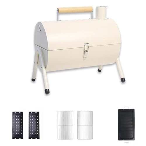 Tragbarer Kaminofen FüR Den AußEnbereich Mit Schloss Und Dreieckigem Rohrrahmen, Geeignet FüR Camping Im Freien Und Zum Zubereiten Von Tee Rund Um Den Ofen,4-pcs von DEEguess