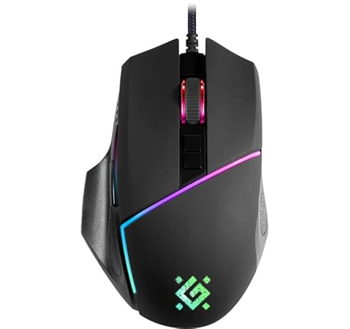 DEFENDER RATÓN Gaming MIT WARFAME KABLE GM-880L RGB, 8D, 12800 PPP von Defender