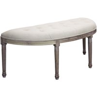 2 -seerer Bank Innenraum Wohnzimmer mit Holzkonstruktion und weicher Winterweichsitz - Beige 2 -seerer Bank Innenraum Wohnzimmer mit Holzkonstruktion und weicher Winterweichsitz - Beige von DEFIBRICO