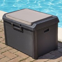 Baule 75x50x50 Cassapanca Multiuse Santorini plus kompaktes Ressina von DEFIBRICO