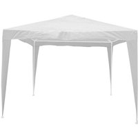 Degter Pavillon in Stahl und Polyester 3x3 mt Norden von DEFIBRICO