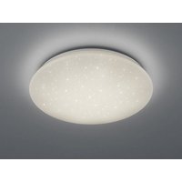 Defibrico - Dimmbare led Deckenleuchte potz Sternenhimmel Kunststoff Weiß ø 50cm IP44 von DEFIBRICO