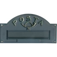 SCHLITZ FÜR BRIEFKASTEN ANTIKE GUSSEISEN-OPTIK - A3/GH L34xHmin/max 12/18 cm von DEFIBRICO