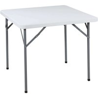 Klappquadratische Tabelle 90x90x74h cm mit Stahlstruktur und Oberseite in abs quadratischem Tisch Klappquadratische Tabelle 90x90x74h cm mit Stahlstruktur und Oberseite in abs quadratischem Tisch von DEFIBRICO
