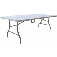 Defibrico - Klapptisch in Stahl und Kunststoff 240x76x74 h cm von DEFIBRICO