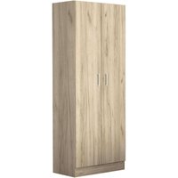 Kleiderschrank im Innenschrank 2 Bilaminierte Holzholztüren mit versteigerischer klassischer Linie - Grigio - Grigio Kleiderschrank im Innenschrank 2 Bilaminierte Holzholztüren mit versteigerischer klassischer Linie - Grigio - Grigio von DEFIBRICO