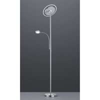 Led Deckenfluter ackbar Silber, dimmbar, on-off Touch - 182cm hoch von DEFIBRICO