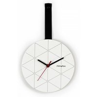 Moderne Design-Wanduhr cm 23x40 h von DEFIBRICO