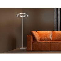 Moderne led Stehlampe charivari Silber matt, Höhe 175cm von DEFIBRICO