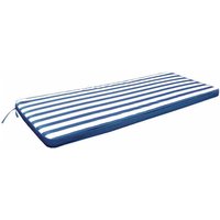 Defibrico - Rechteckiges Kissen im abnehmbaren Wasser -Repellent Polyester 110 x 45 cm - Blue - Blue von DEFIBRICO