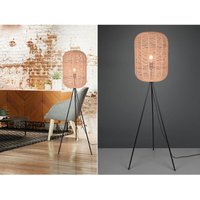 Tripod Stehlampe RUNA Korbleuchte mit Sisal Geflecht Lampenschirm , Höhe: 150cm von DEFIBRICO