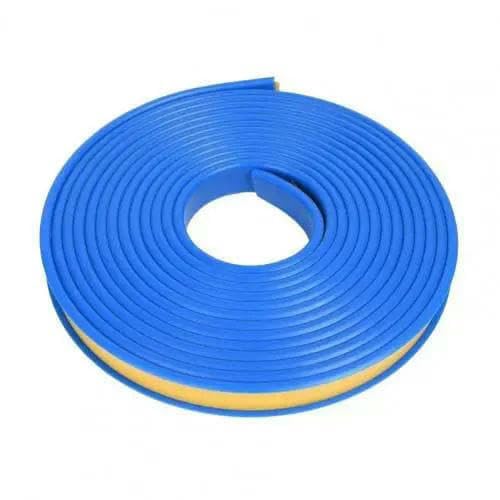5 m selbstklebende U-Kantenleiste, Furnierkantenpolster, Möbel, umweltfreundlich, 15 mm, U-förmiger Tischkantenschutz für Kleiderschränke, Blau 5 m selbstklebende U-Kantenleiste, Furnierkantenpolster, Möbel, umweltfreundlich, 15 mm, U-förmiger Tischkantenschutz für Kleiderschränke, Blau von DEFRTG