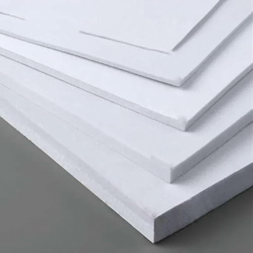 Eva-Schaumdichtung Craft Crash Pad Sheets Punch selbstklebend einseitig klebend DIY Handgefertigter Modellbau Schalldämmmatte - kein Kleber weiß - 1 Meter - 25 cm - 3,0 mm Eva-Schaumdichtung Craft Crash Pad Sheets Punch selbstklebend einseitig klebend DIY Handgefertigter Modellbau Schalldämmmatte - kein Kleber weiß - 1 Meter - 25 cm - 3,0 mm von DEFRTG