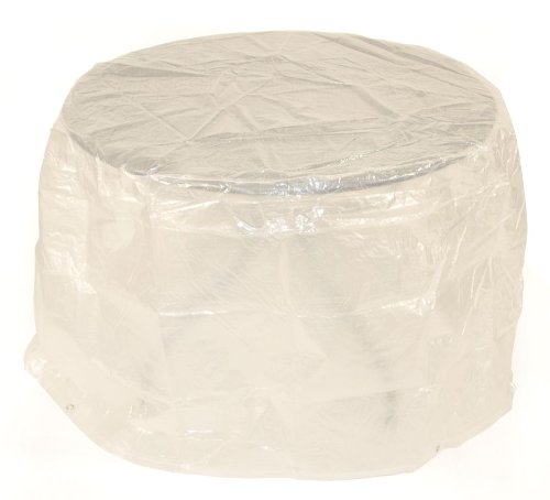 Abdeckhaube für Tische und Garnituren bis 100cm, PE transparent von DEGAMO