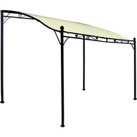 Anbaupavillon mantova 3x2,5 Meter, Stahl dunkel, Plane PVC-beschichtet écru Anbaupavillon mantova 3x2,5 Meter, Stahl dunkel, Plane PVC-beschichtet écru von DEGAMO