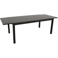 Degamo - Ausziehtisch elba 180/240x100cm, Aluminium anthrazit + Glas schwarz Degamo - Ausziehtisch elba 180/240x100cm, Aluminium anthrazit + Glas schwarz von DEGAMO