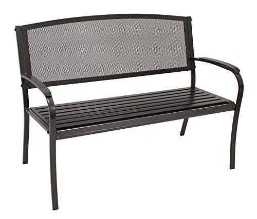 DEGAMO Gartenbank Como 2-sitzer 121cm aus Metall/Streckmetall, anthrazitgrau beschichtet DEGAMO Gartenbank Como 2-sitzer 121cm aus Metall/Streckmetall, anthrazitgrau beschichtet von DEGAMO