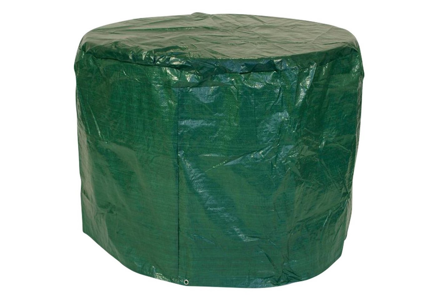 DEGAMO Gartenmöbel-Schutzhülle (1-St), für Gartentisch 100x70cm rund, PE dunkelgrün, reißfest und formstabil von DEGAMO