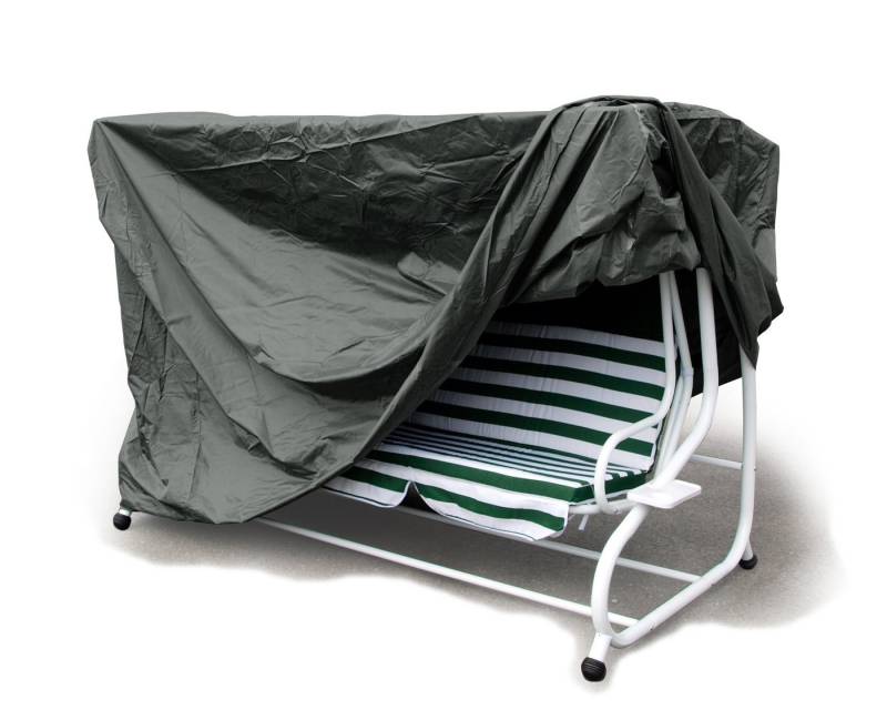 DEGAMO Gartenmöbel-Schutzhülle (1-St), für Hollywoodschaukel 250cm, Polyester PE-beschichtet grau, reißfest von DEGAMO