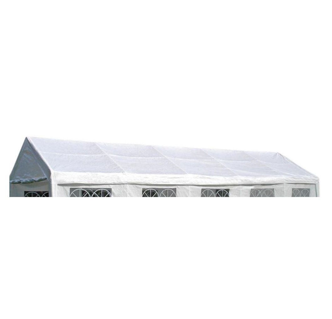 DEGAMO Pavillon-Ersatzdach PALMA, für Zelt 4x10 Meter, PE weiss 180g/m², mit Spanngummis DEGAMO Pavillon-Ersatzdach PALMA, für Zelt 4x10 Meter, PE weiss 180g/m², mit Spanngummis von DEGAMO
