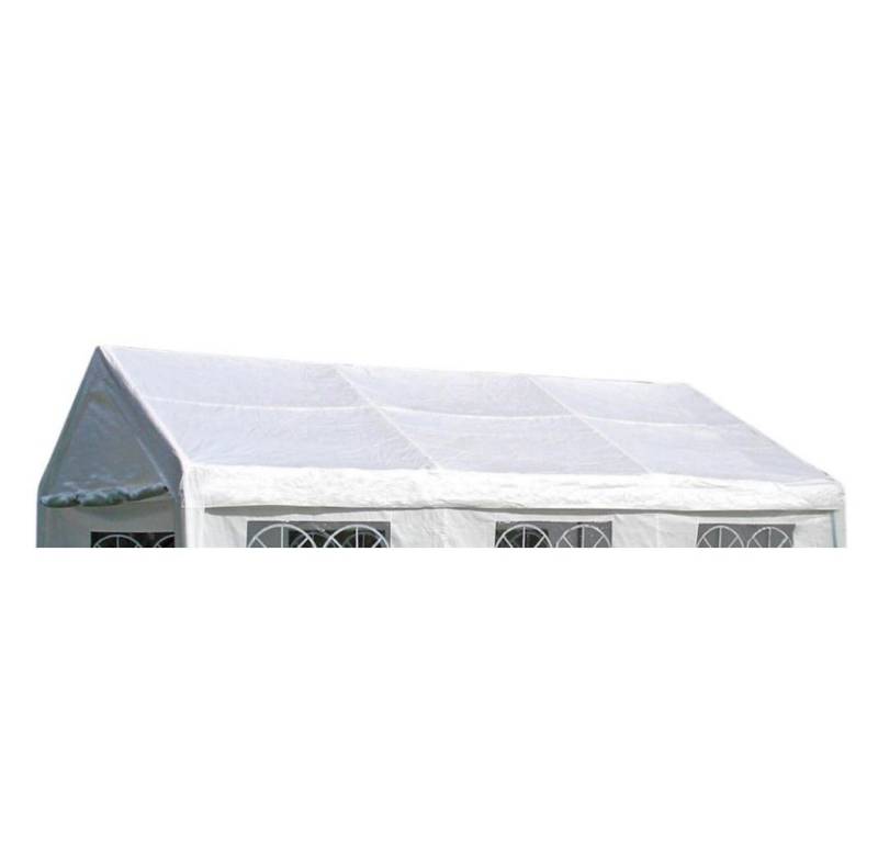 DEGAMO Pavillon-Ersatzdach PALMA, für Zelt 4x6 Meter, PVC weiss 480g/m², mit Spanngummis von DEGAMO